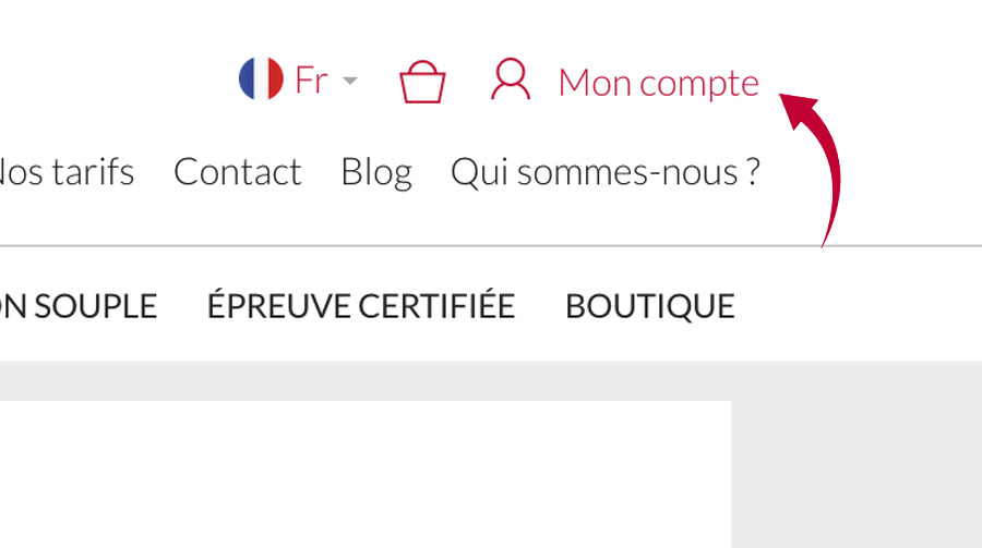 Cr&eacute;er votre compte