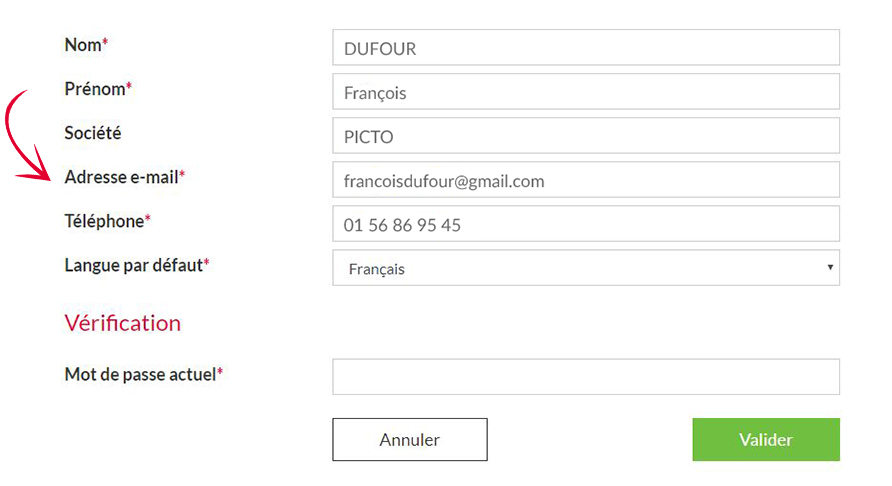 Cr&eacute;er votre compte