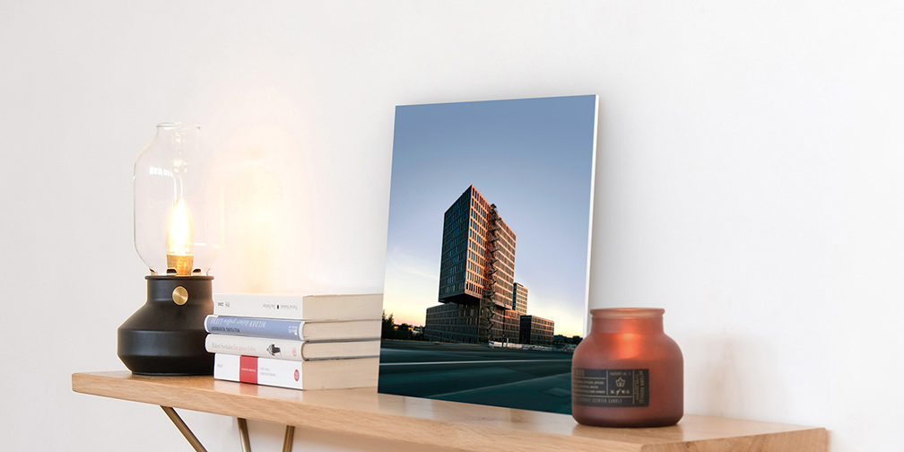 Photo contrecoll&eacute;e sur Carton Plume