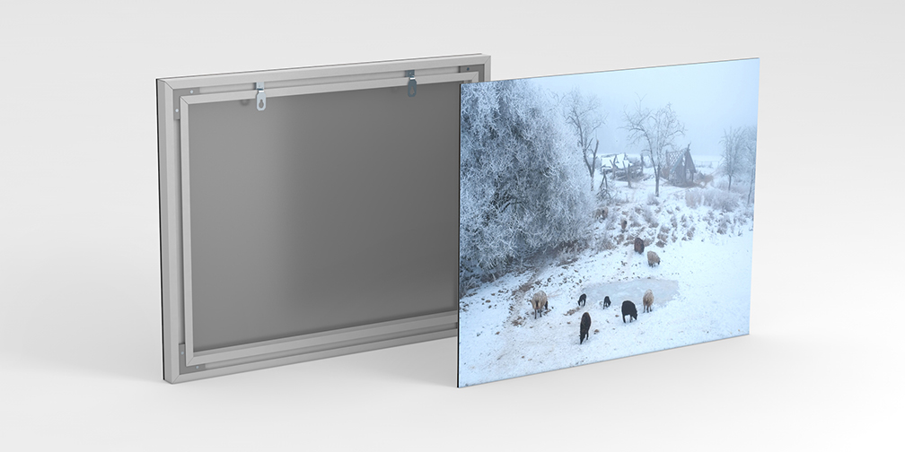 Photo contrecoll&eacute;e sur Dibond