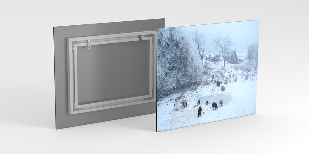 Photo contrecoll&eacute;e sur Dibond