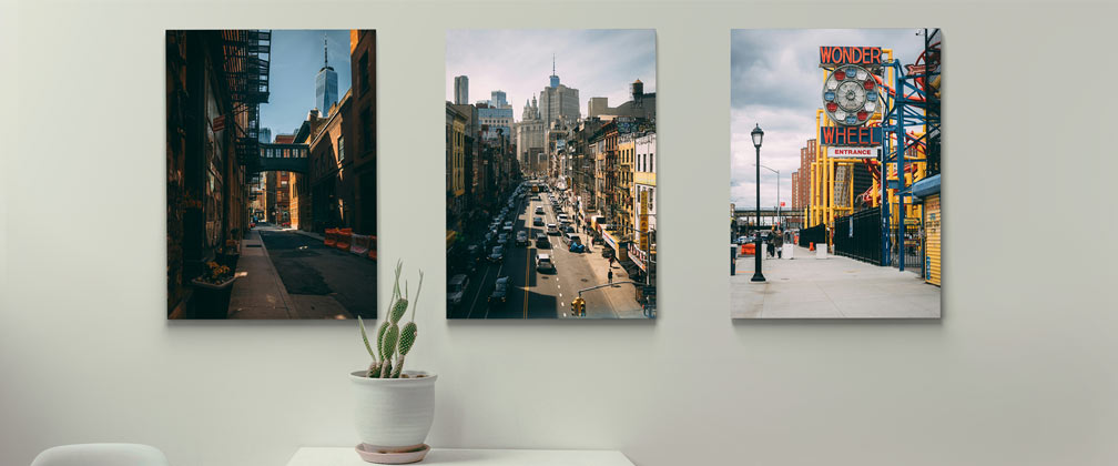 Photo contrecollée sur PVC