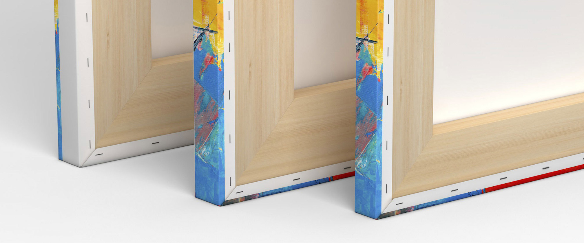 Toile et Ch&acirc;ssis bois