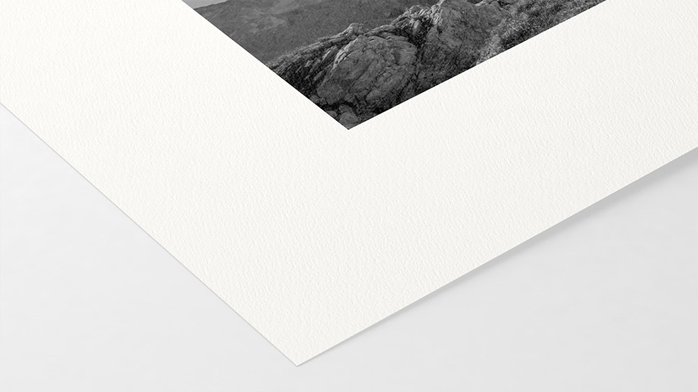 Bright White Hahnemühle 310g (sur Piezo Pro Charbon)