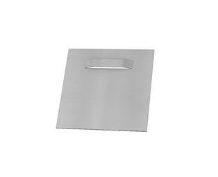 1 Attache métal 100x100 mm (Jusqu'à 6 kg de charge)